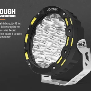 Lightfox 7inch OSRAM LED Driving Spot Lights 1Lux@816m(Pair) 12,603Lumens - Image 3