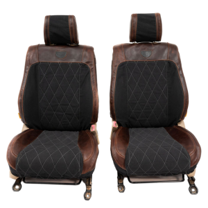 Legacy Premium Charcoal Canvas, Textured Brown Leather - Image 5