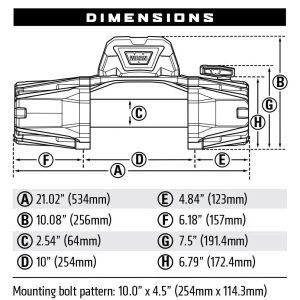WARN Industries Warn VR EVO 10 000LB (4500KG) Winch 12V Synthetic Rope - Image 4